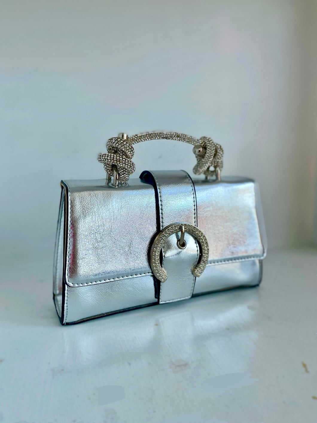 Silver Buckle Purse