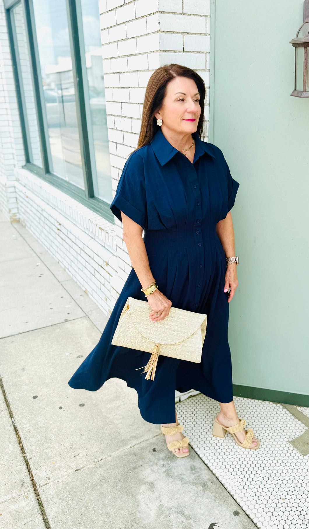 Soft Focus Midi Dress