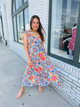 Load image into Gallery viewer, Seaside Bloom Midi-Blue