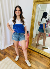 Load image into Gallery viewer, It&#39;s A Winner Color Block-Blue