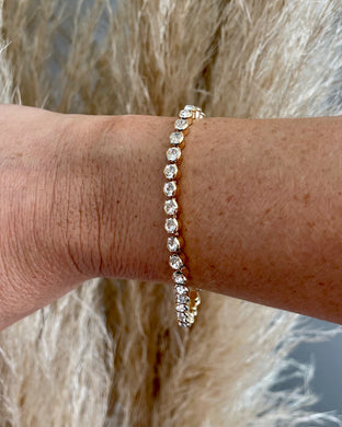 Gold Rhinestone Bracelet