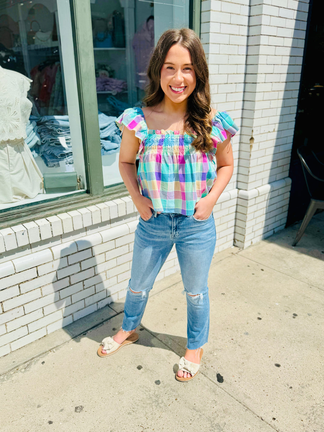 Who I Am Cropped Bootcut