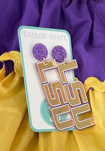 Load image into Gallery viewer, LSU Gold Mirror Drops-Purple