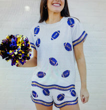 Load image into Gallery viewer, Shine On Game Day Shorts-Purple