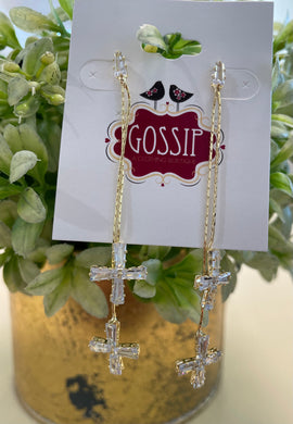 Ribbon Dangle Earrings