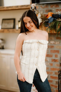 We Found Wonderland Tweed Top