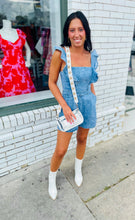 Load image into Gallery viewer, Delightful Denim Romper