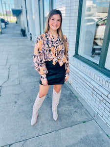 Autumn Leaves Long sleeve Top