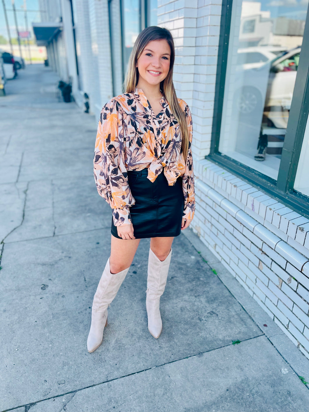 Autumn Leaves Long sleeve Top