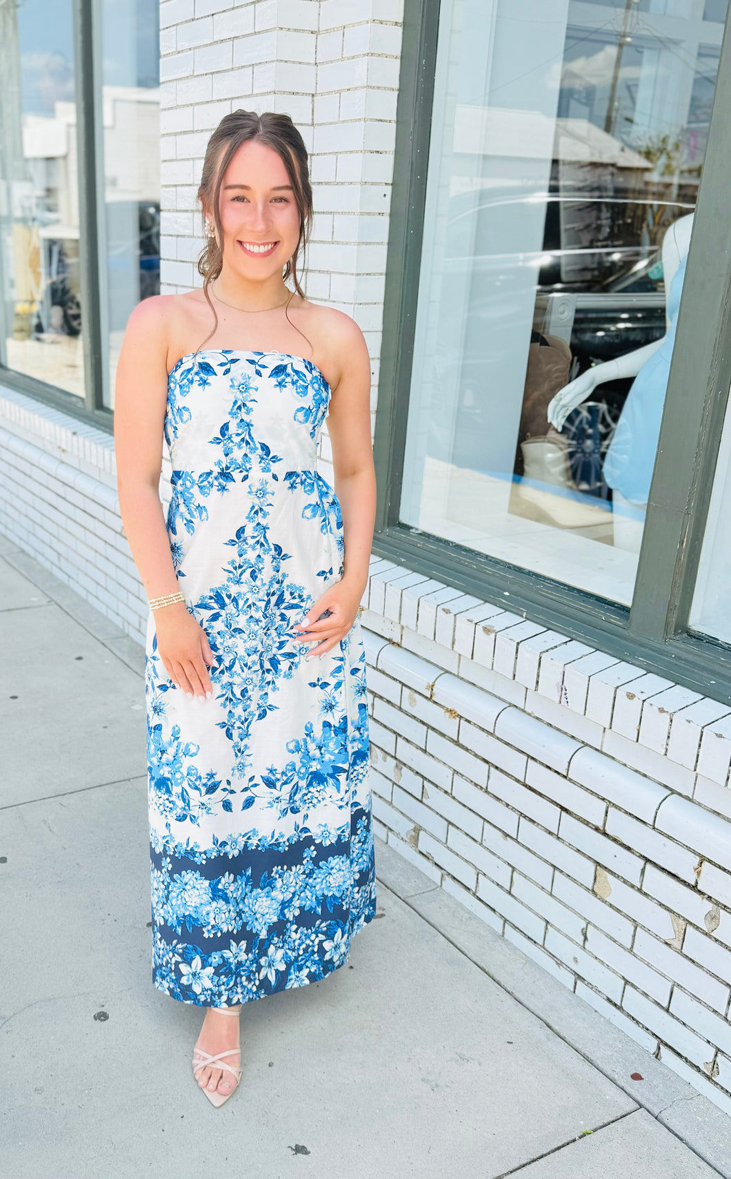 Waves of Romance Midi Dress