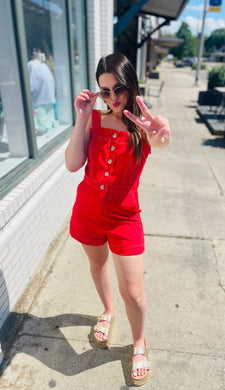 Red Hot Beauty Romper