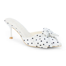 Load image into Gallery viewer, The Pretty in Poise Heel-Black Polka Dot
