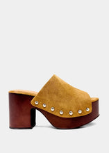 Load image into Gallery viewer, The Hayden Camel Suede Platform