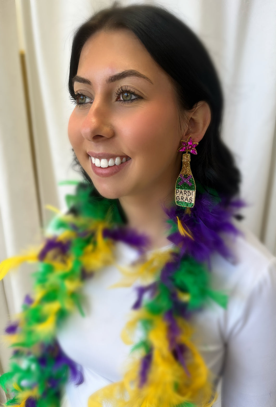 PARDI GRAS Bottles Earrings