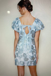 Wearing My Dreams Jacquard Mini Dress