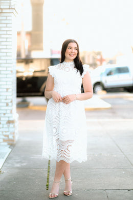 Believe in Yourself Midi-White