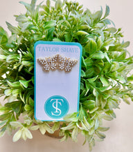 Load image into Gallery viewer, Marla Pearl Butterfly Studs