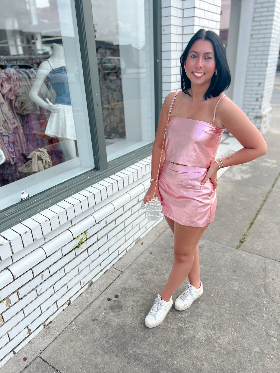 The Sloane Metallic Two Piece Set