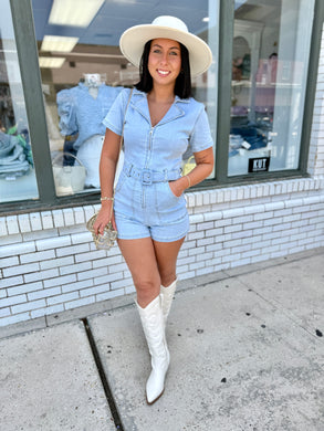 Denim and Done Romper