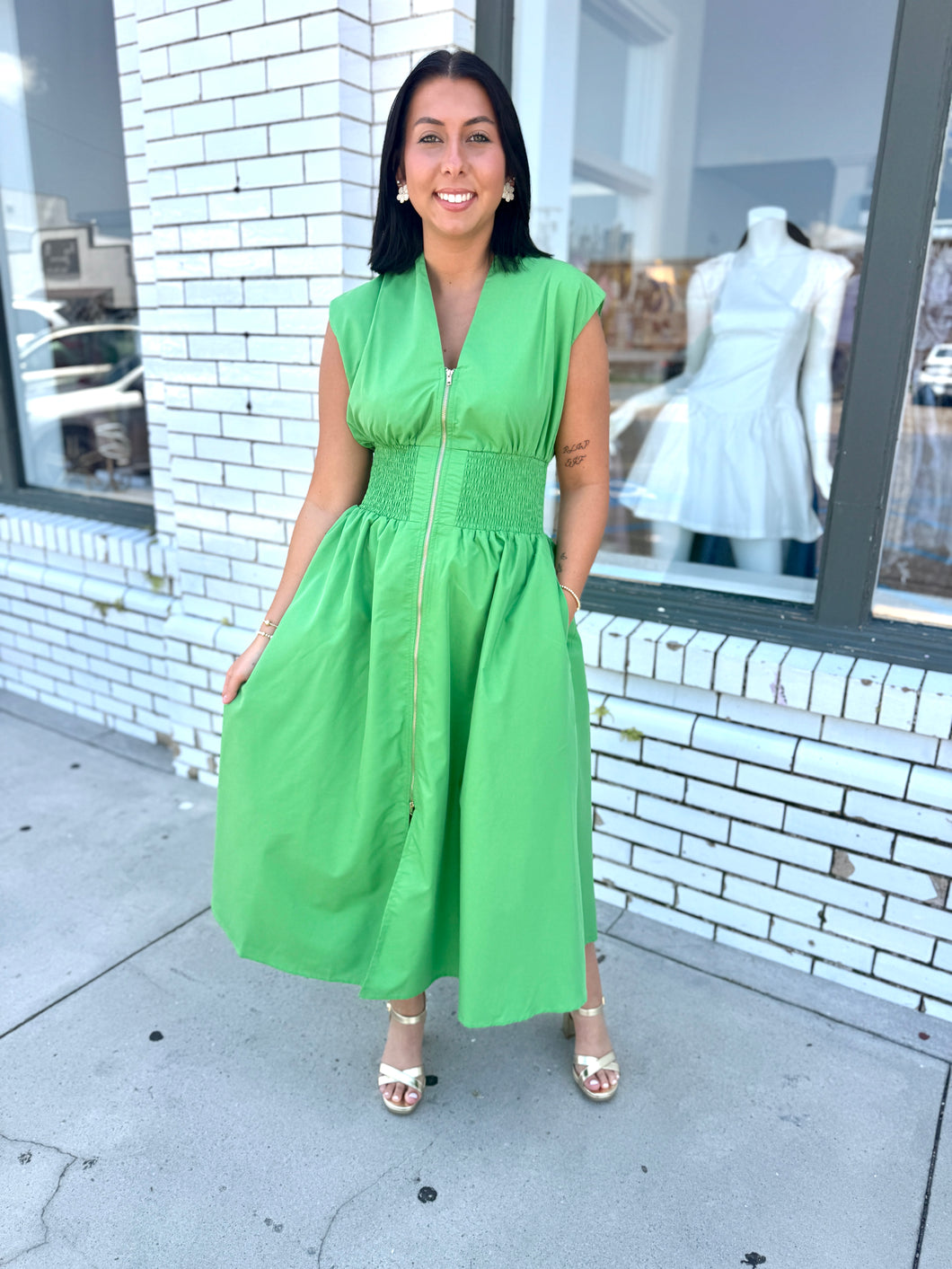 Classy Celebrations Midi-Green