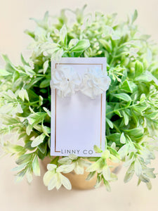 Mason Pearl Flower Statement Earrings