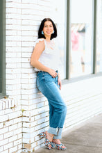 Load image into Gallery viewer, Walking on Sunshine Eyelet Top-White