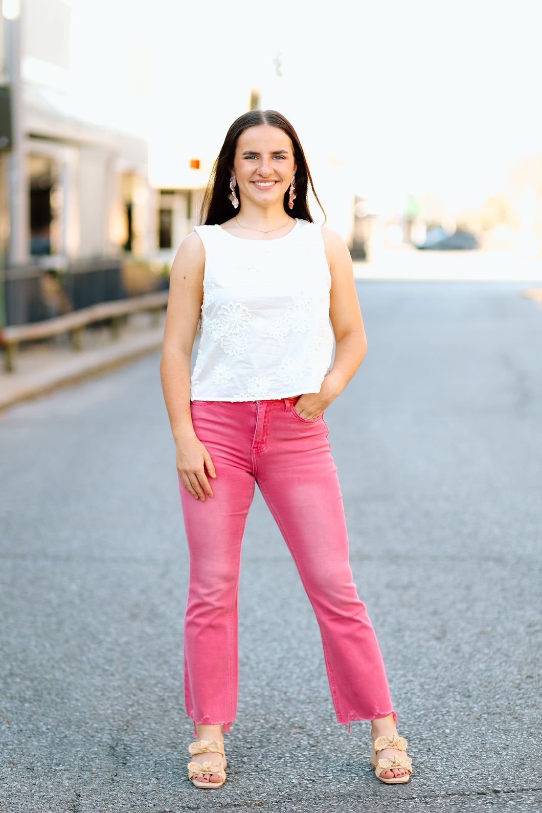 Pink Vibes Only Denim