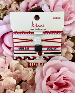 K'lani hair tie+ bracelet-Game Day