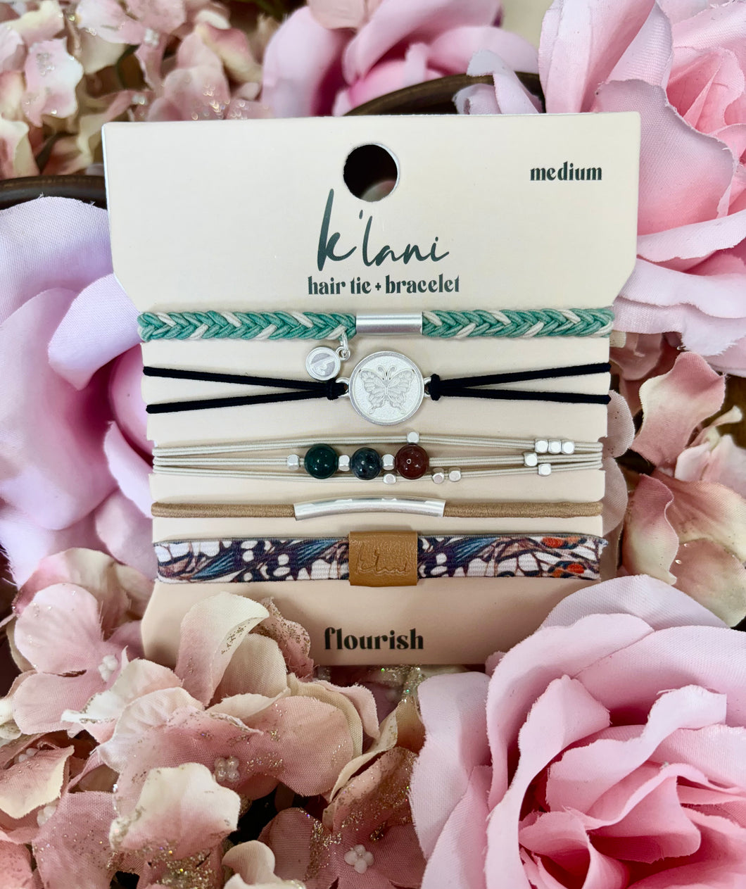 K'Lani Hair tie+Bracelet-Flourish