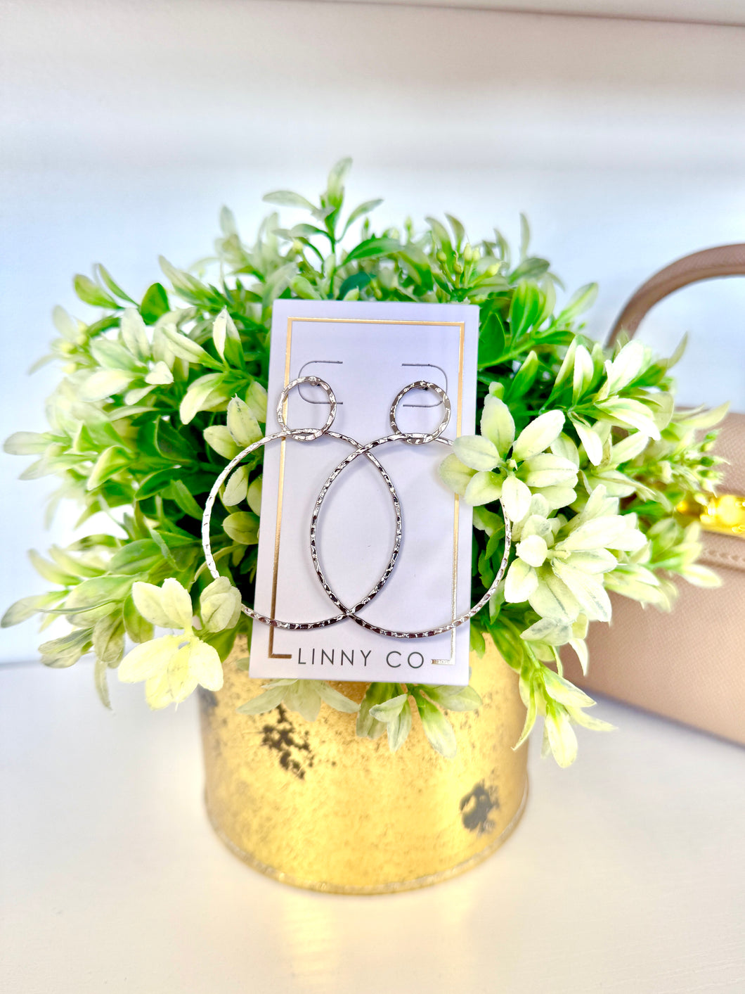 The Iris Hoops-Silver