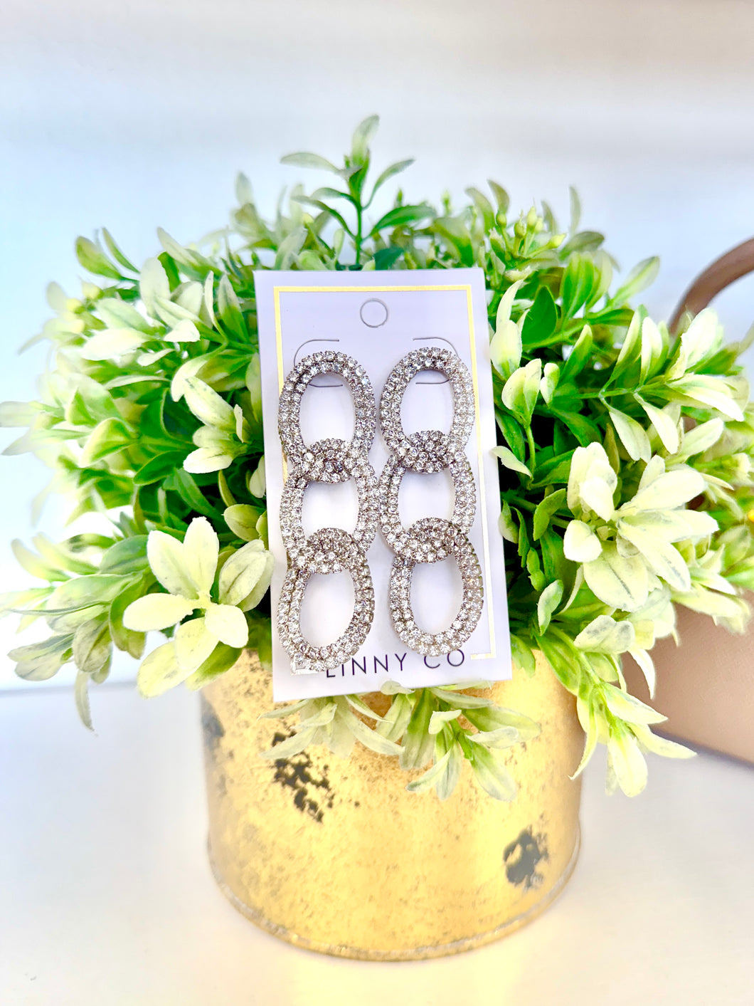 The Courtney Statement Earring-Silver