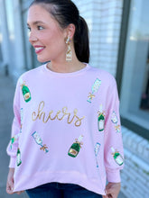 Load image into Gallery viewer, CHEERS Babe Champagne Sweater