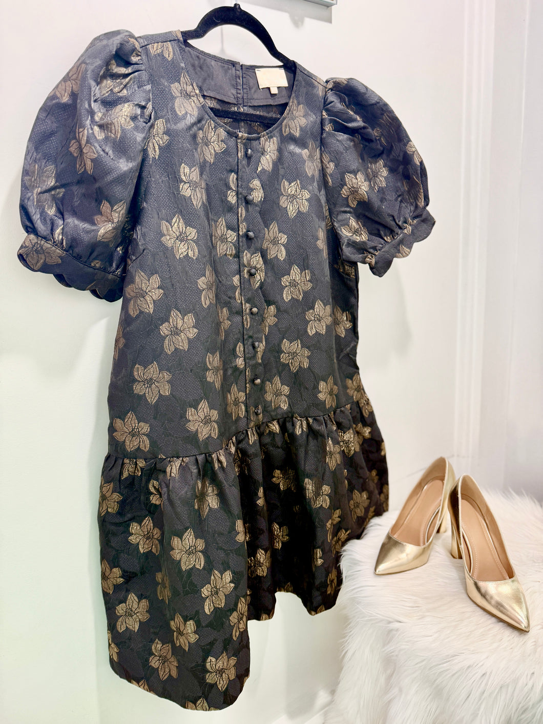 Golden Standards Mini Dress