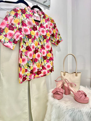 Stem and Style Floral Top