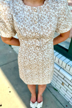 Load image into Gallery viewer, Luxe Pearl Jacquard Mini Dress