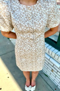 Luxe Pearl Jacquard Mini Dress
