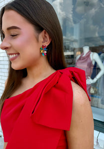 The Scarlet Bow Tie Dress