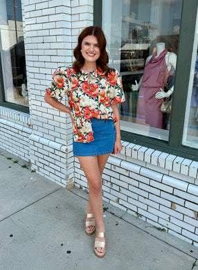 Freshly Printed Floral Top