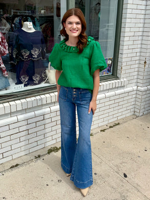 Emerald Elegance Top