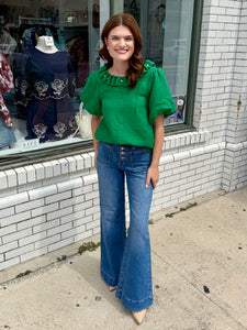 Emerald Elegance Top