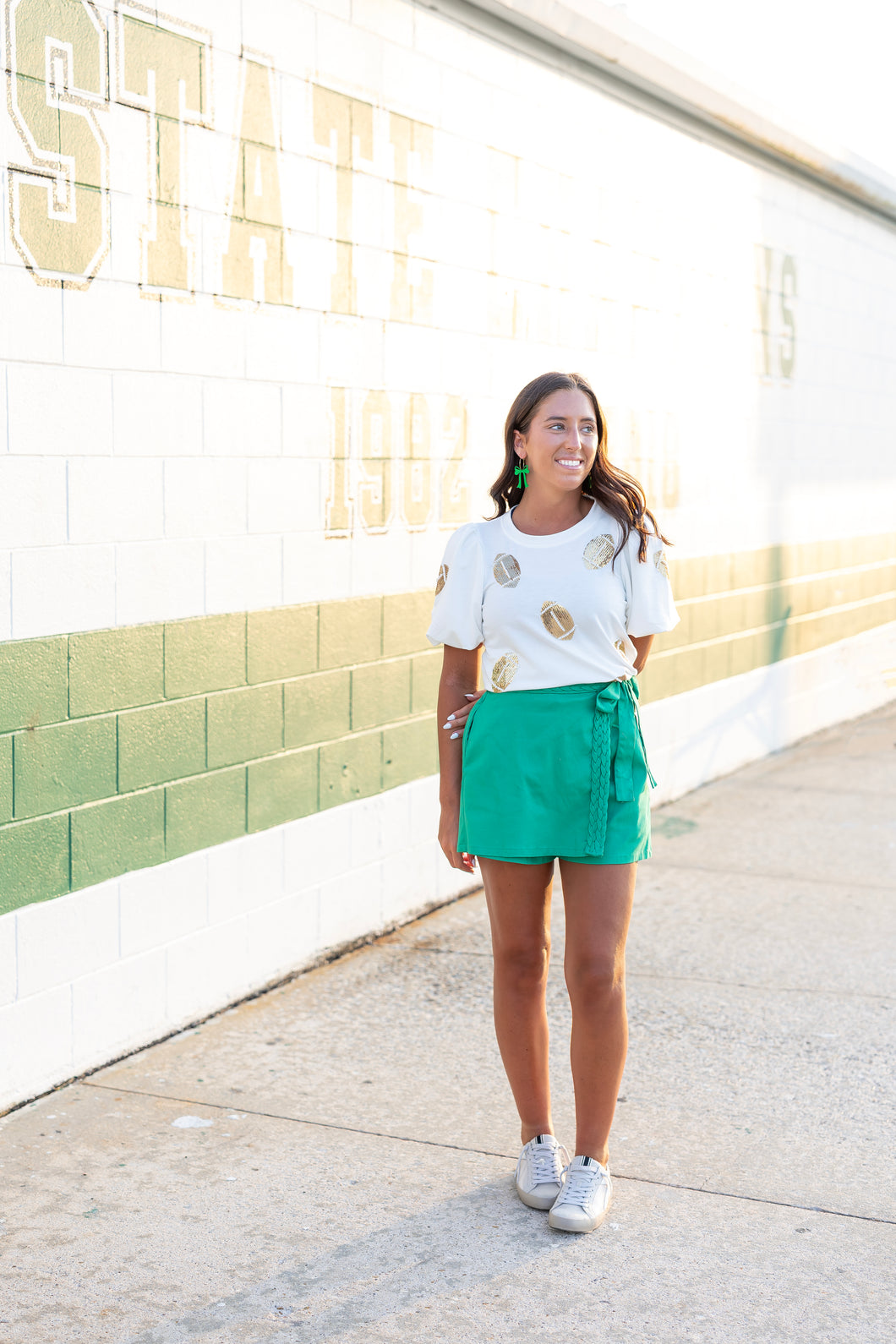 Knot Your Average Skort-Green