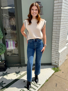 Falling for You Knit Top