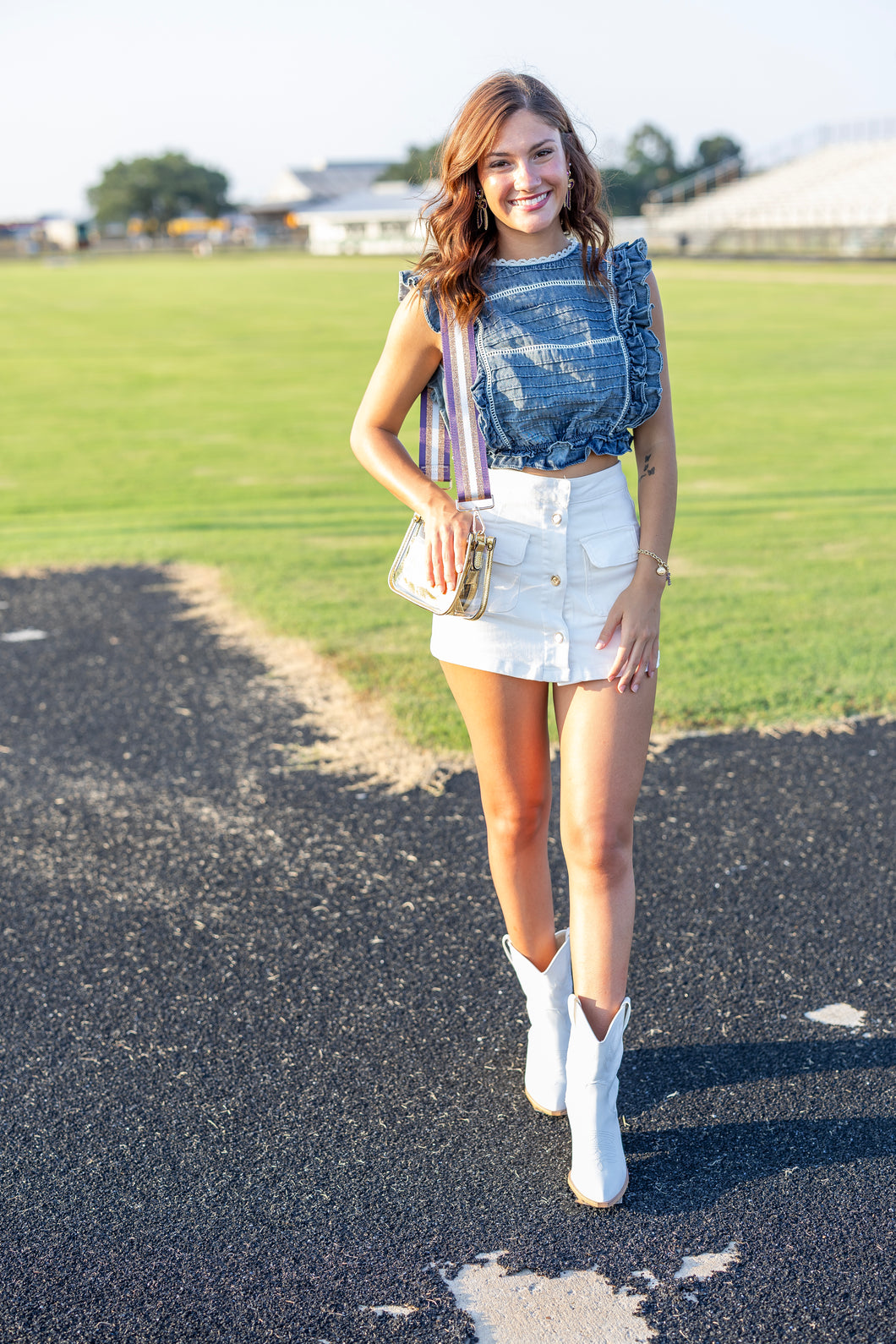 The Denim Darling Top