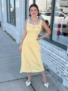 Runway Ready Satin Midi Dress