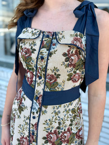 Golden Hour Garden Midi Dress
