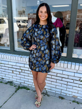 Load image into Gallery viewer, The Juliet Jacquard Mini Dress