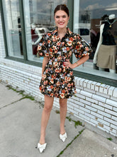 Load image into Gallery viewer, The Golden Petals Mini Dress
