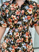 Load image into Gallery viewer, The Golden Petals Mini Dress