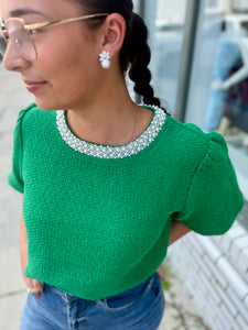 Emerald and Elegant Top