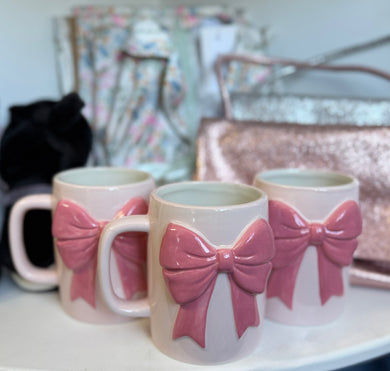 Pink Bow Mug